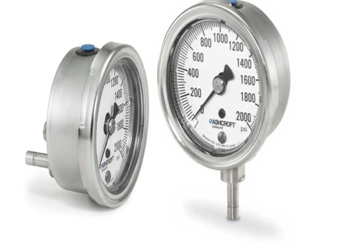 Stainless steel pressure gauge now available with a tubing connection